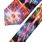 Multicolor Abstract Silk Adjustable Men Tied Necktie Tie