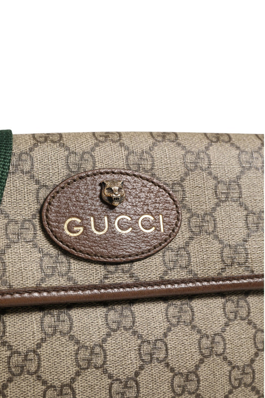 Supreme Monogram Neo Vintage Web Belt Bag Brown