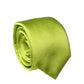 Neon Green Silk Satin Wide Adjustable Men Necktie Tie