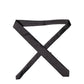 Black Solid Silk Satin Wide Adjustable Men Necktie Tie