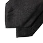 Black Paisley Woven Silk Adjustable Women Necktie Tie