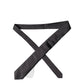 Black Satin 100% Silk Adjustable Women Tied Necktie Tie