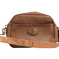 Brown and Gold Crossbody Bag