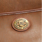 Brown and Gold Crossbody Bag