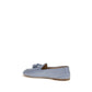 Blue Calf Leather Bos Taurus Slip-On Loafers