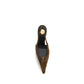 Brown Calf Leather Bos Taurus High Heel Pumps