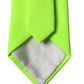 Neon Green Polyester Adjustable Women Tied Necktie Tie