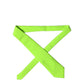 Neon Green Polyester Adjustable Women Tied Necktie Tie