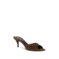Brown Calf Leather Bos Taurus Platform Sandals