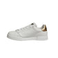 White Gold Crest Crown Portofino Sneakers Shoes