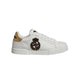 White Gold Crest Crown Portofino Sneakers Shoes