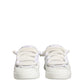 White Calfskin Leather Low Top Sneakers Shoes