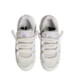 White Calfskin Leather Low Top Sneakers Shoes