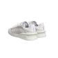 White Calfskin Leather Low Top Sneakers Shoes