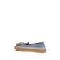 Blue Calf Leather Bos Taurus Slip-On Loafers
