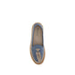 Blue Calf Leather Bos Taurus Slip-On Loafers