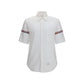 White Cotton Shortsleeve Shirt
