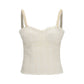 Beige Polyester Blouse