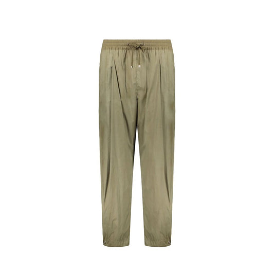 Bicolor Elastane Casual Pants
