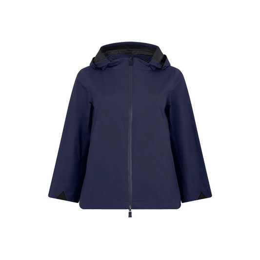 Blue Polyester Rain Coat