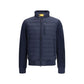 Blue Polyester Shell Jacket