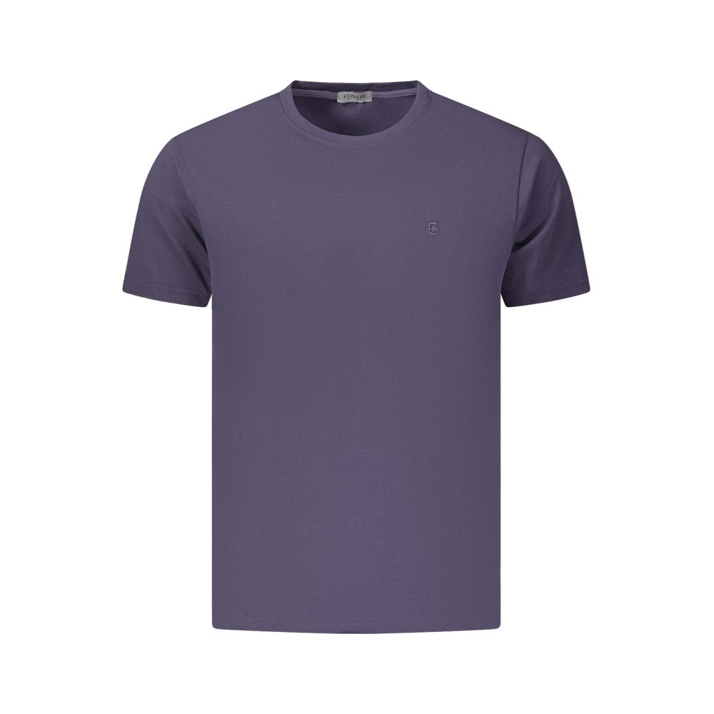 Blue Cotton Men's T-Shirt