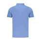 Blue Cotton Men's Polo Shirt