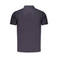 Blue Cotton Men's Polo