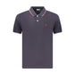 Blue Cotton Men's Polo