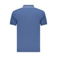 Blue Cotton Men's Polo Shirt