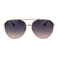 Rose Gold Metal Sunglasses