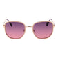 Rose Gold Metal Sunglasses
