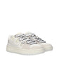 White Leather Low Top Sneakers