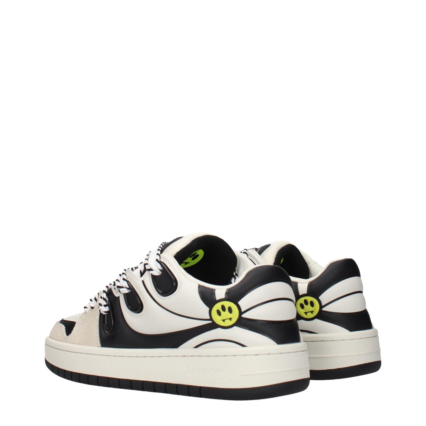 Beige Leather Low Top Sneakers
