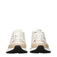 White Fabric Athletic Sneakers