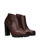 Brown Leather Ankle Boots