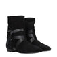 Black Leather Ankle Boots