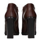 Brown Leather Ankle Boots