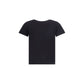 Black Cotton T-Shirt