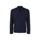 Blue Cotton Polo Shirt