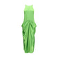 Bicolor Copper Casual Dress