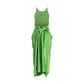 Bicolor Copper Casual Dress
