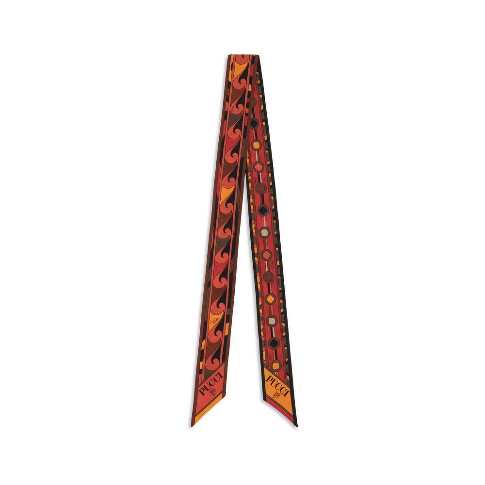 Orange Silk Scarf