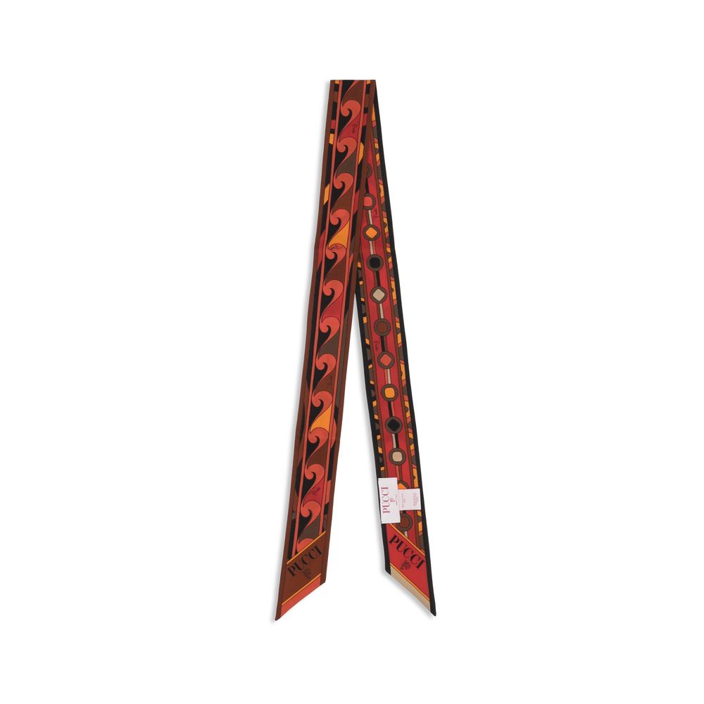 Orange Silk Scarf