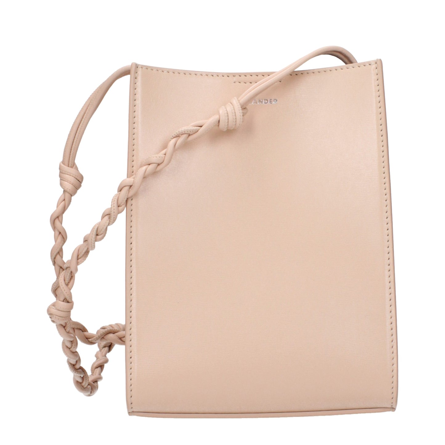 Pink Leather Crossbody Bag