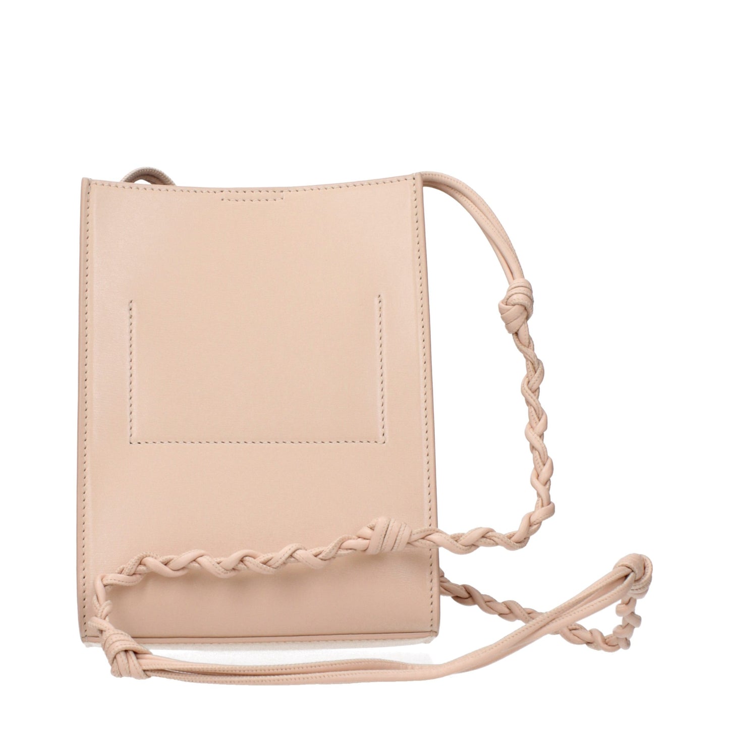 Pink Leather Crossbody Bag