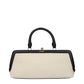 Beige Fabric Handbag