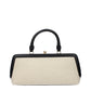 Beige Fabric Handbag
