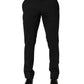 Black Cotton Dress Formal Men Trouser Pants