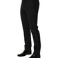 Black Cotton Dress Formal Men Trouser Pants
